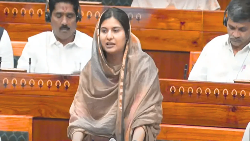 Iqra Hasan in Lpksabha