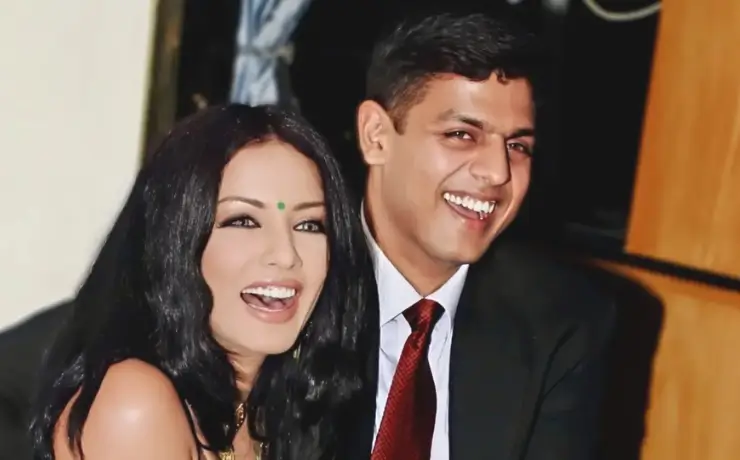 Celina Jaitly with Brother Vikrant Kumar Jaitly